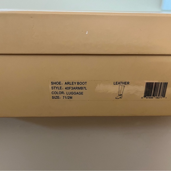 MICHAEL Michael Kors Luggage Color to the Knee Leather Boots - Picture 5 of 5